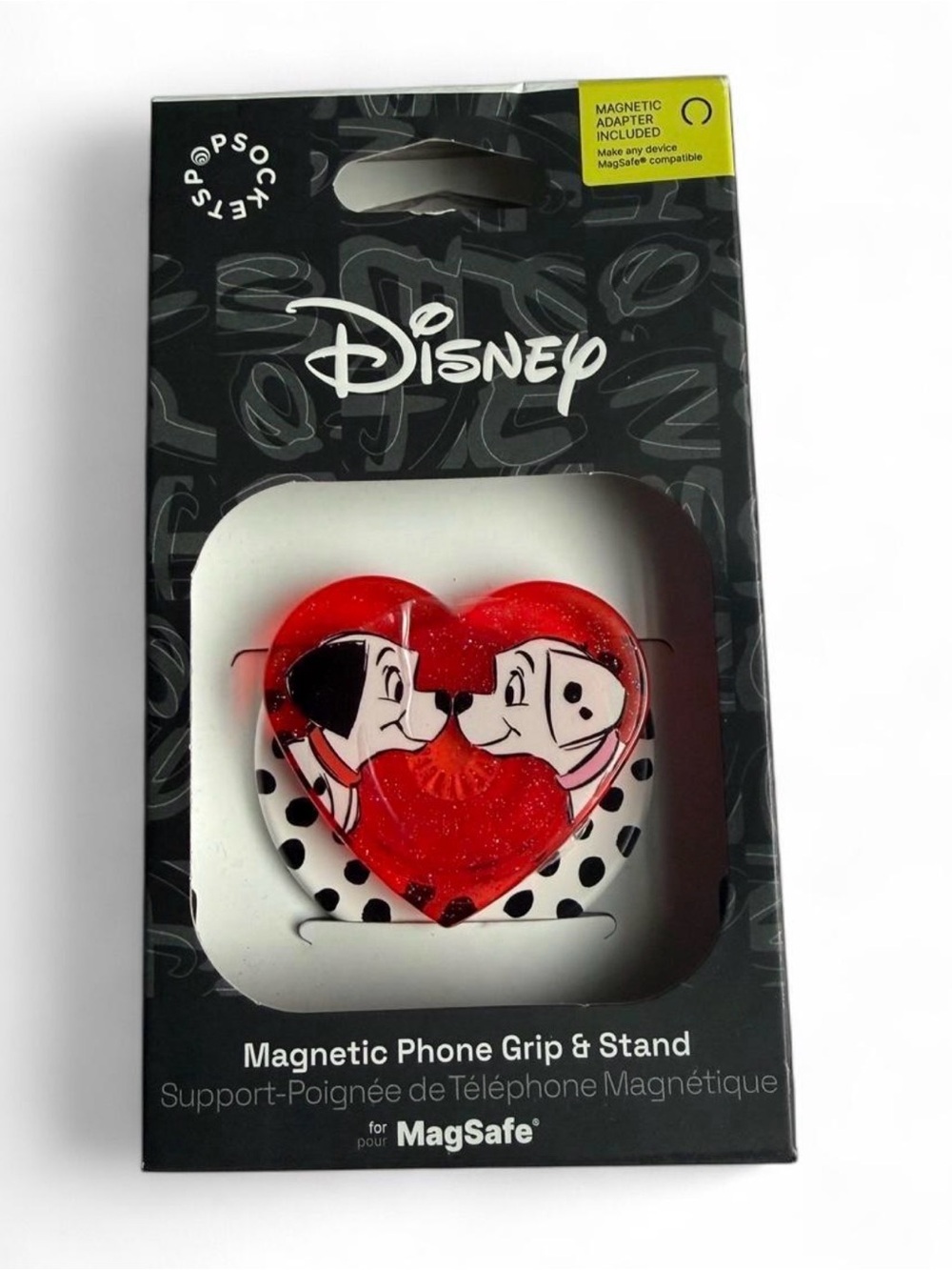 Disney 101 Dalmatians Red Heart Magnetic Phone Grip & Stand - MagSafe Compatible